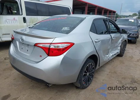 2016 Toyota Corolla S Premium z USA, uszkodzony, nr VIN 5YFBURHE8GP498496